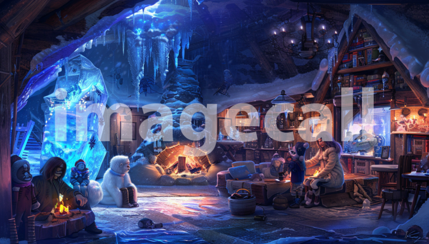 Cspreeti Digital illustration of a cozy Yeti home interior wi ebb12a5d 061f 49e2 94b3 5107bb2e3a3d 3