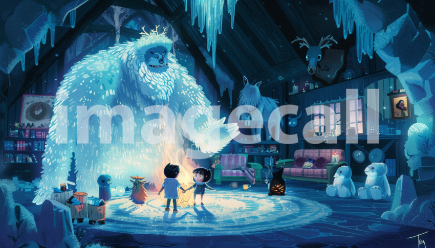 Cspreeti Digital illustration of a cozy Yeti home interior wi ebb12a5d 061f 49e2 94b3 5107bb2e3a3d 1