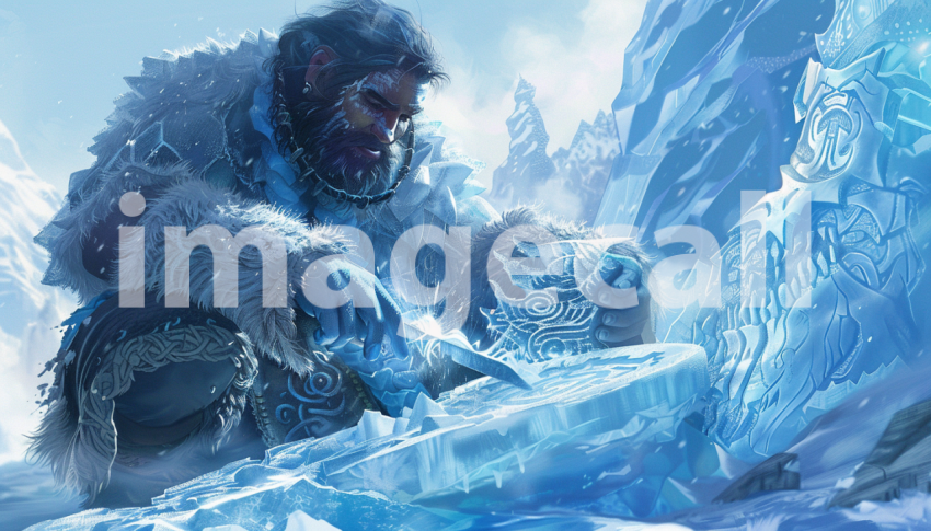 Cspreeti Digital illustration of a Yeti craftsman intricately b31c4207 f1e9 4588 885d 3a24a5eb000e 3