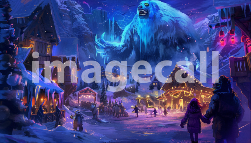Cspreeti Digital illustration of a Yeti festival celebrating  b74a8cfb a159 49af ab3a 4b9f6ff1d5ed 3