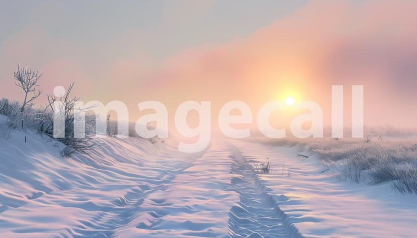 Cspreeti Digital illustration of a misty morning sunrise over 2d33068f 619f 4084 aeb2 3c091ee5b9f9 1