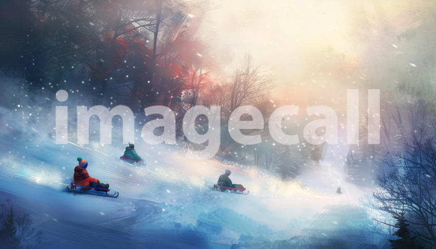 Cspreeti Digital illustration of a snow covered hill with chi b8afa0b6 ec94 476f 8451 d1403c769f41 1