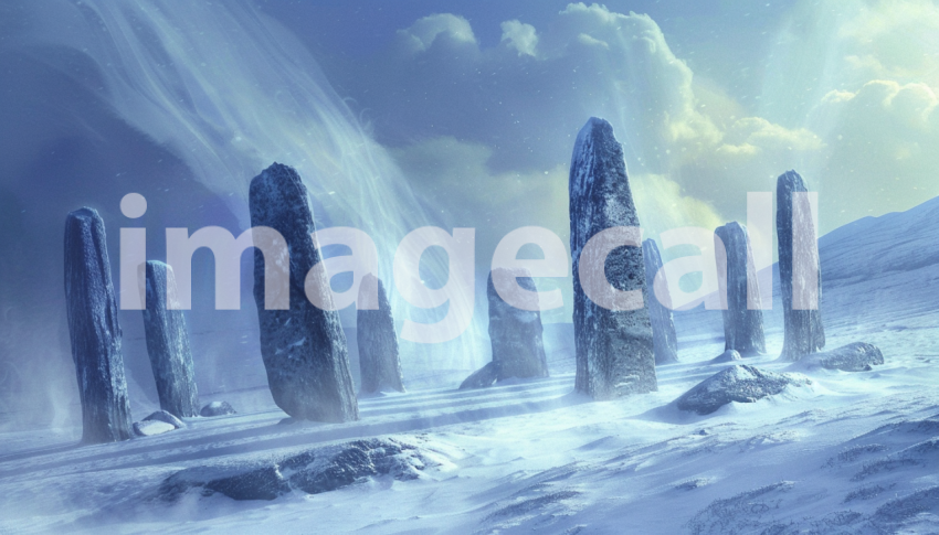 Cspreeti Digital illustration of a circle of ancient standing 3bbe57a8 1d0a 4efd 8f52 9c5ab79060dd 2