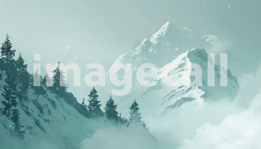 Cspreeti Digital illustration of a mountain pass barely visib a74b2d34 ddf2 4083 b779 f57db43893f8 0