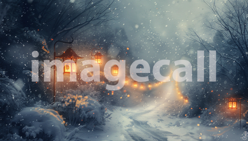 Cspreeti Digital illustration of a path marked by lanterns th 3e43ed99 33e7 43b0 b14f dfba966df7f9 1