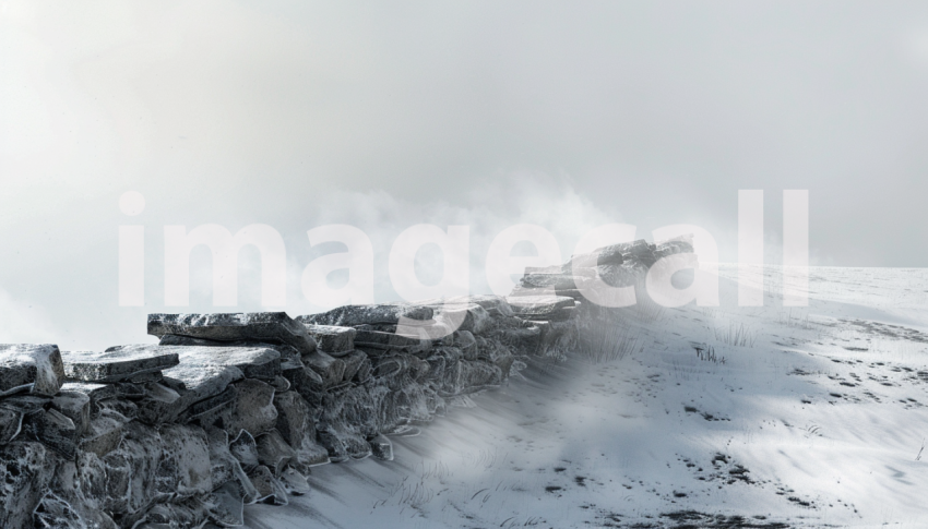 Cspreeti Digital illustration of a snowdrift forming against  fea483d6 e912 43d6 b1b1 632e2552e5cb 0