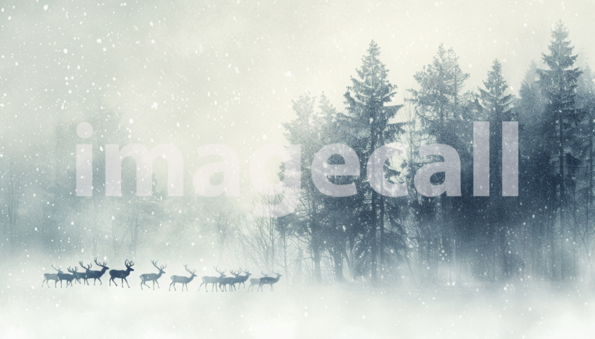 Cspreeti Digital illustration of a ghostly caravan of deer mo ea9aabb8 389b 4a20 a070 7f9db14b5d74 1