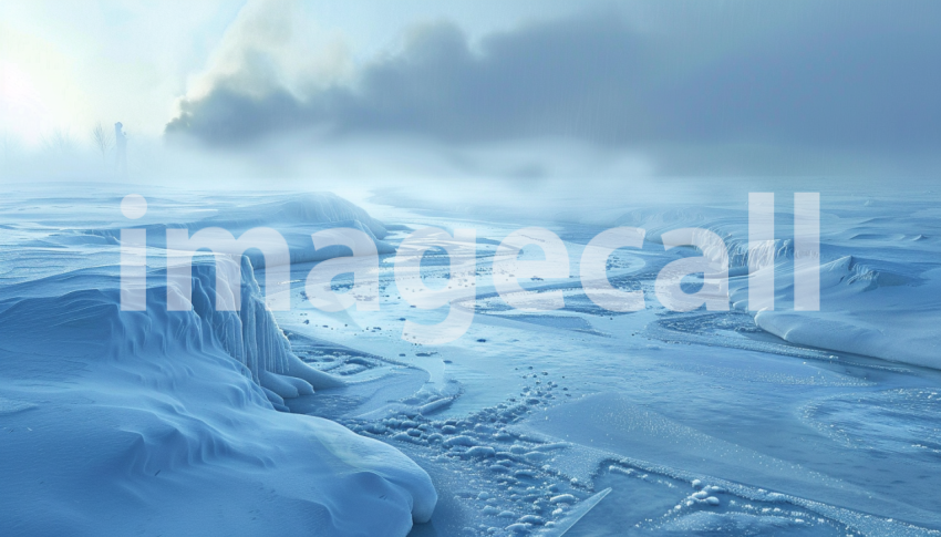Cspreeti Digital illustration of a frozen river winding throu 35ffcd02 6d88 4df2 811f 4daf080a062d 0