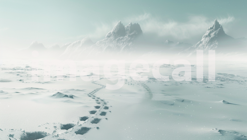 Cspreeti Digital illustration of a lone wolfs tracks leading  817e0d68 8609 4a47 98e8 555905c95cf9 1