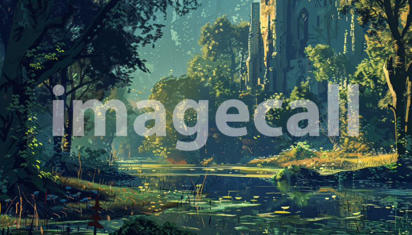 Cspreeti Digital illustration of a secluded spot along the sw f9afa32c 5f58 4e4e 8ff6 1254499a01d7 3