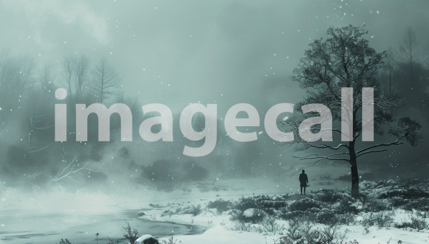 Cspreeti Digital illustration of a solitary figure standing a 67fa5405 bd7c 411e 9ac3 1a47ccf327af 0