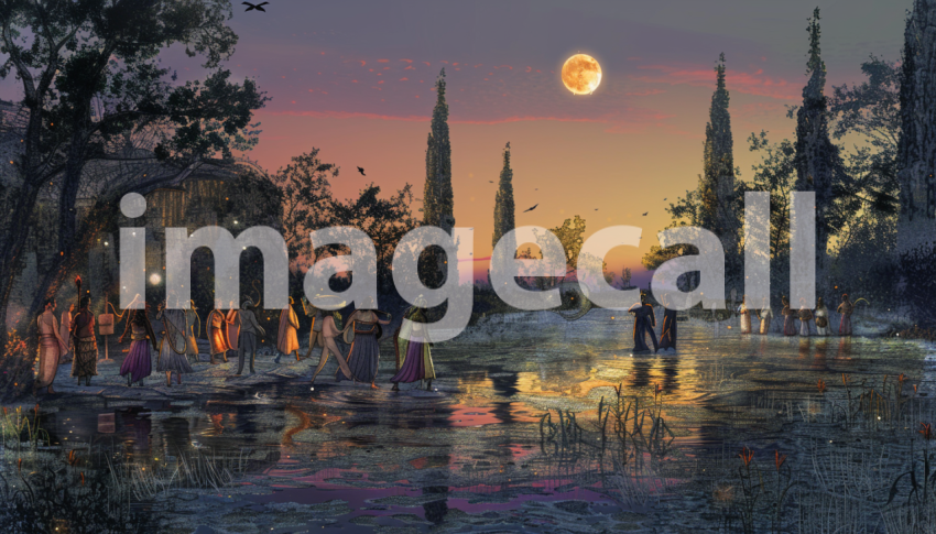 Cspreeti Digital illustration of a summer solstice celebratio f2e029bd ac94 424d 9844 0be9064ca1ef 0