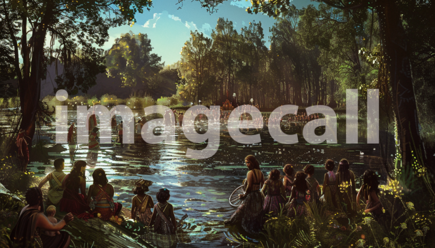 Cspreeti Digital illustration of a summer solstice celebratio f2e029bd ac94 424d 9844 0be9064ca1ef 3