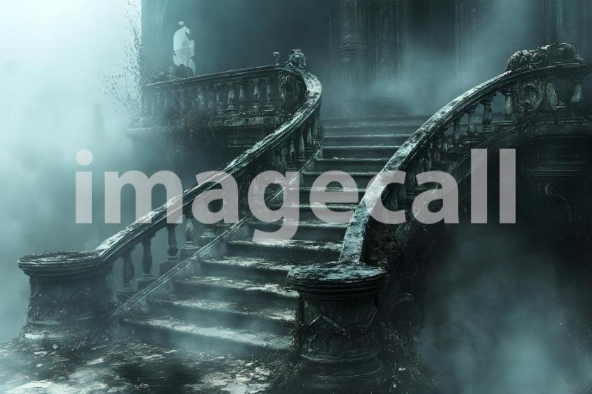 021 dark stone staircase 30 backdrops b25008