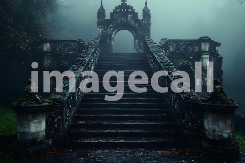 028 dark stone staircase 30 backdrops b25008