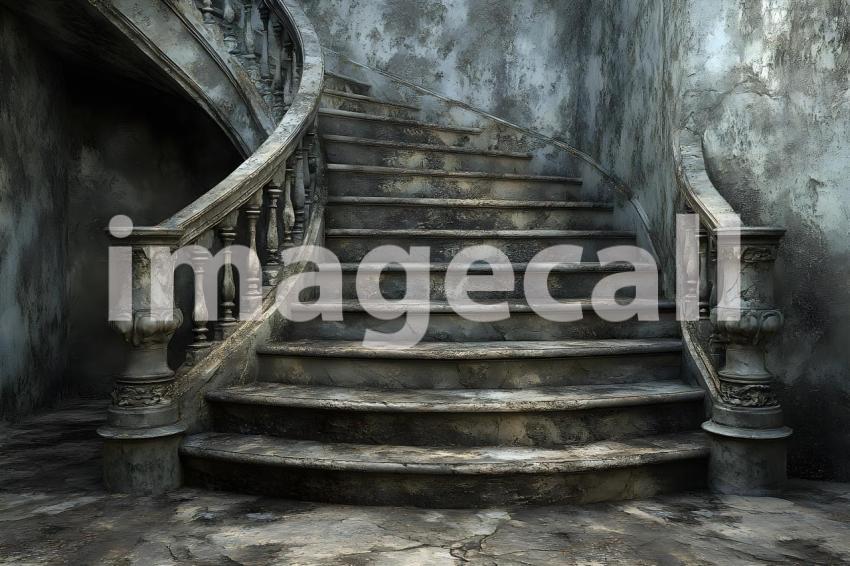 030 dark stone staircase 30 backdrops b25008