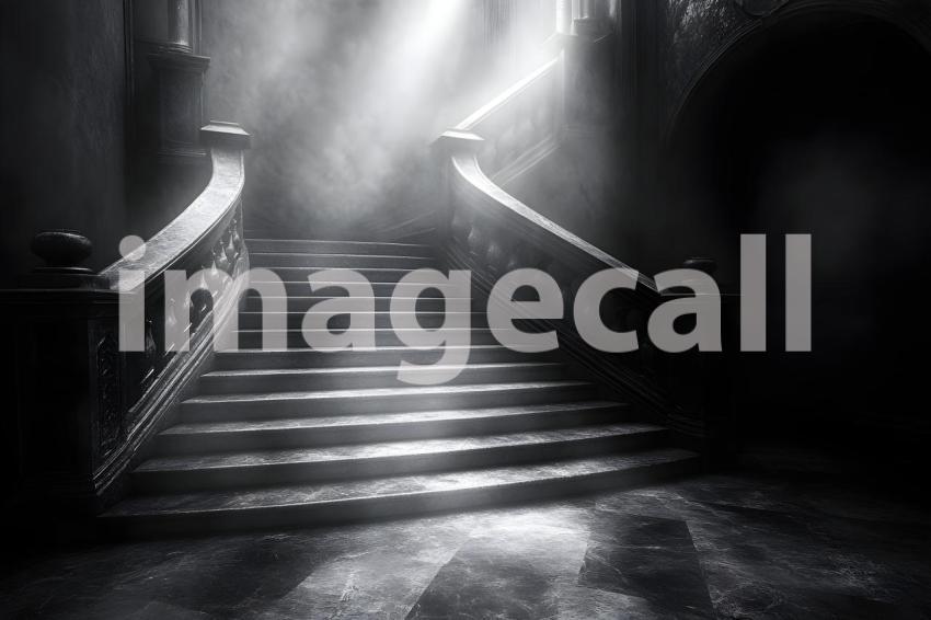 007 dark stone staircase 30 backdrops b25008