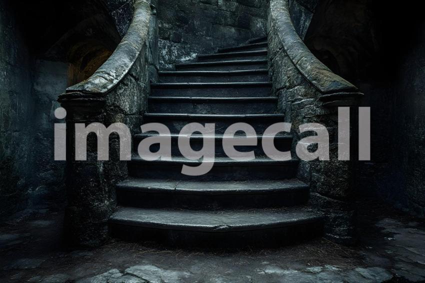 002 dark stone staircase 30 backdrops b25008