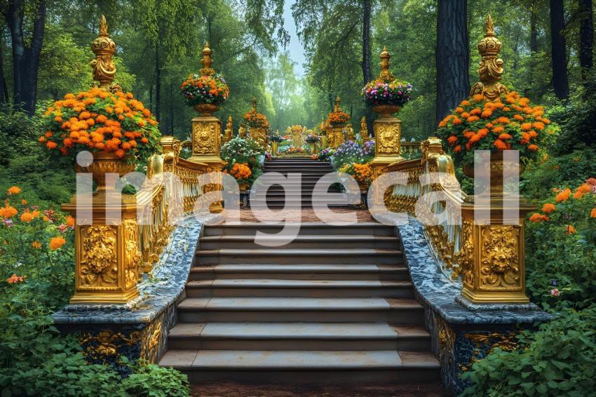 001 lavish baroque garden 25 backdrops b25253