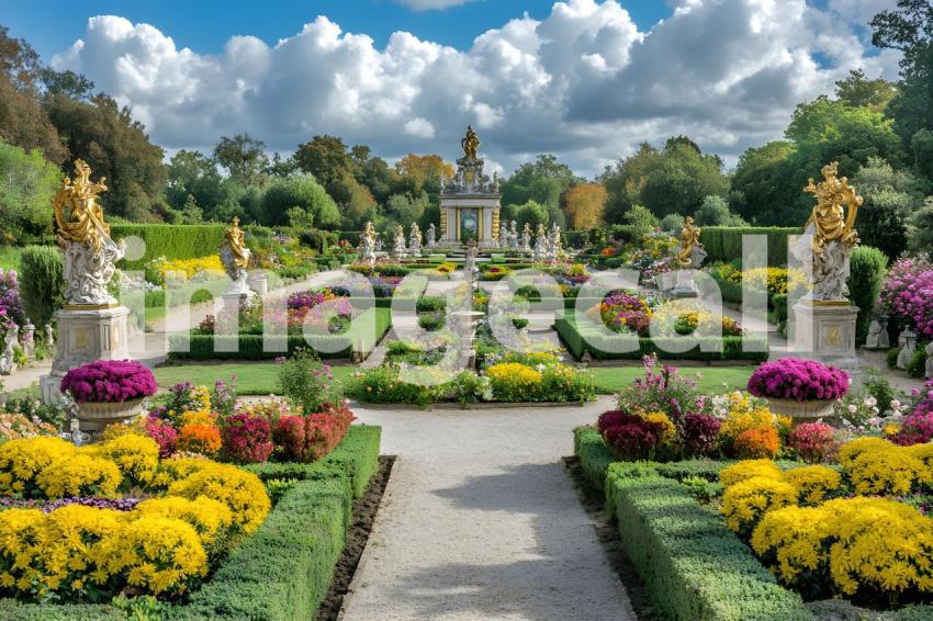 013 lavish baroque garden 25 backdrops b25253