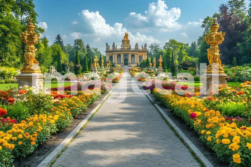 019 lavish baroque garden 25 backdrops b25253