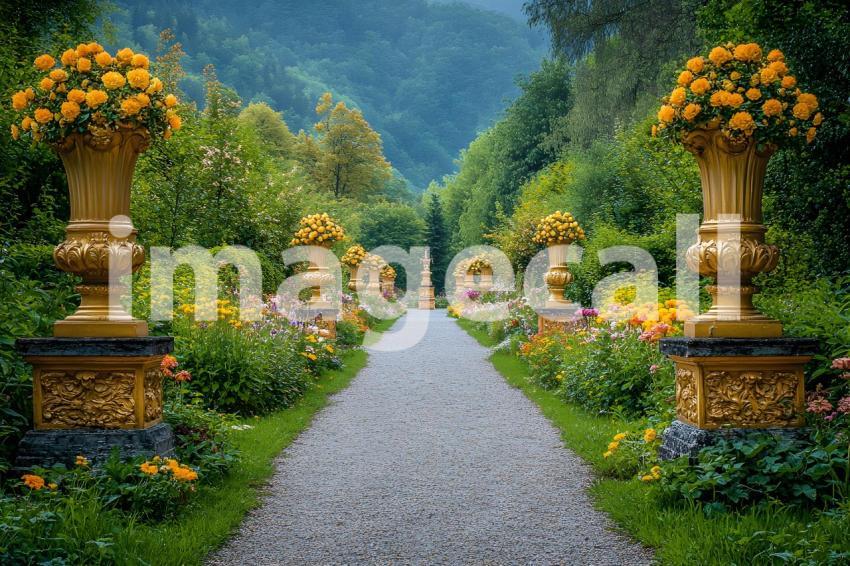 014 lavish baroque garden 25 backdrops b25253