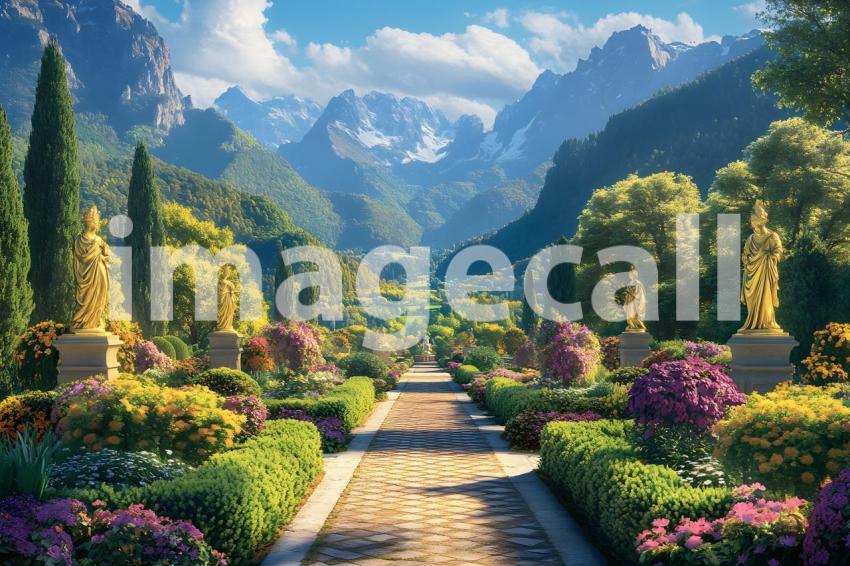021 lavish baroque garden 25 backdrops b25253