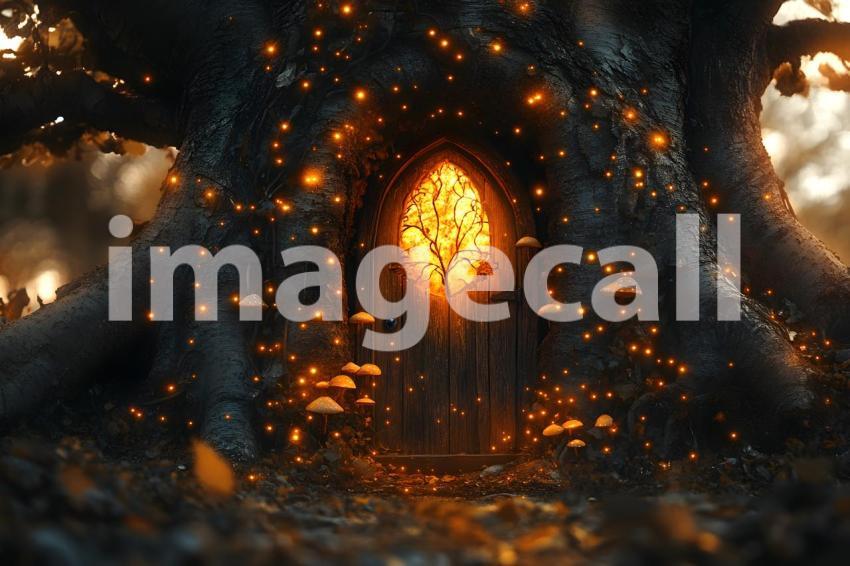 010 magical fairy door 10 backdrops b25254
