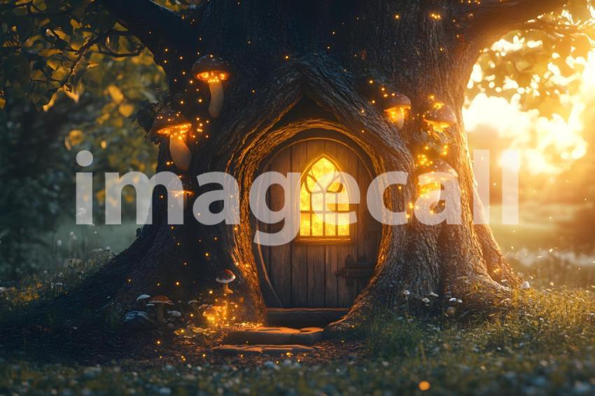 009 magical fairy door 10 backdrops b25254