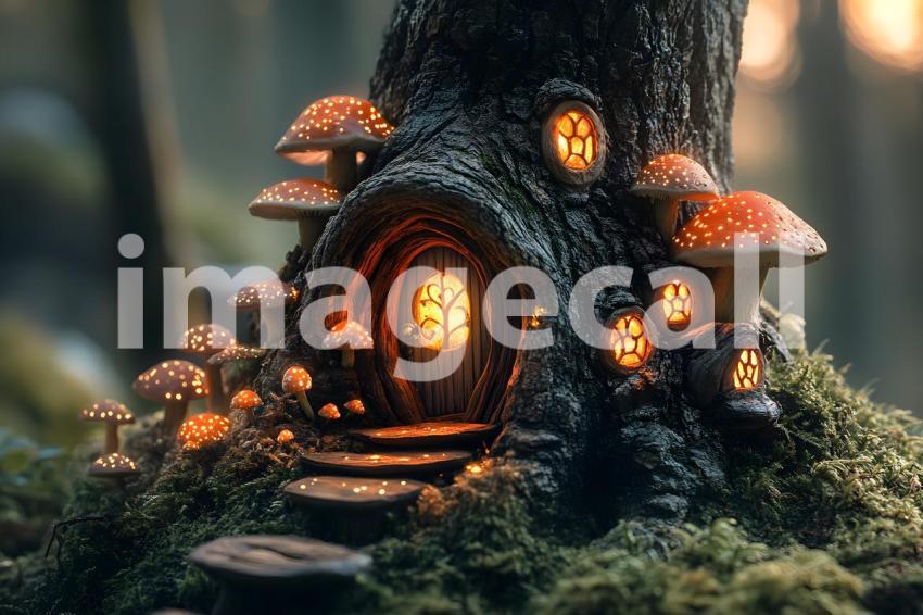 013 magical fairy door 10 backdrops b25254