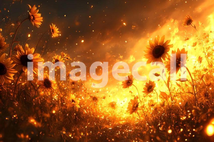 021 sunflower field glow 30 backdrops b25042