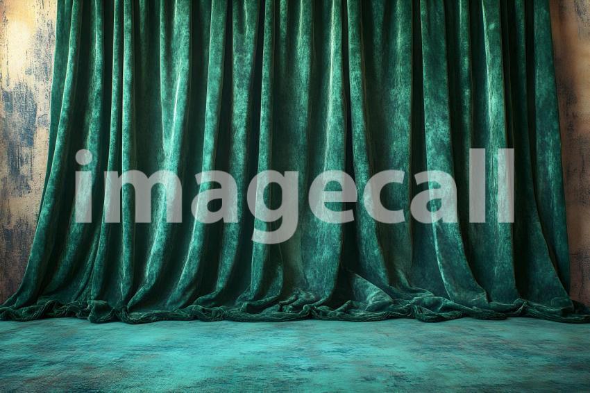 023 emerald green velvet 20 backdrops b25021