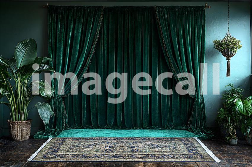 014 emerald green velvet 20 backdrops b25021