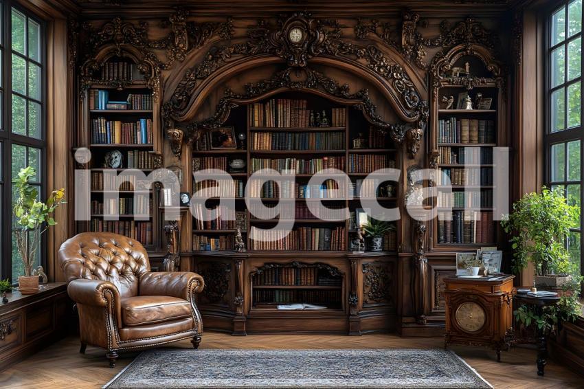 013 grand victorian bookcase 35 backdrops b25169