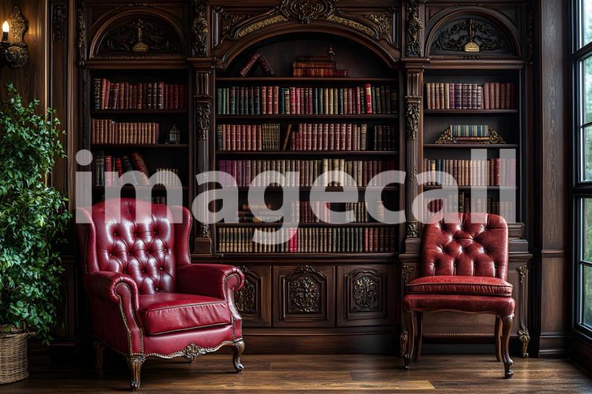 037 grand victorian bookcase 35 backdrops b25169