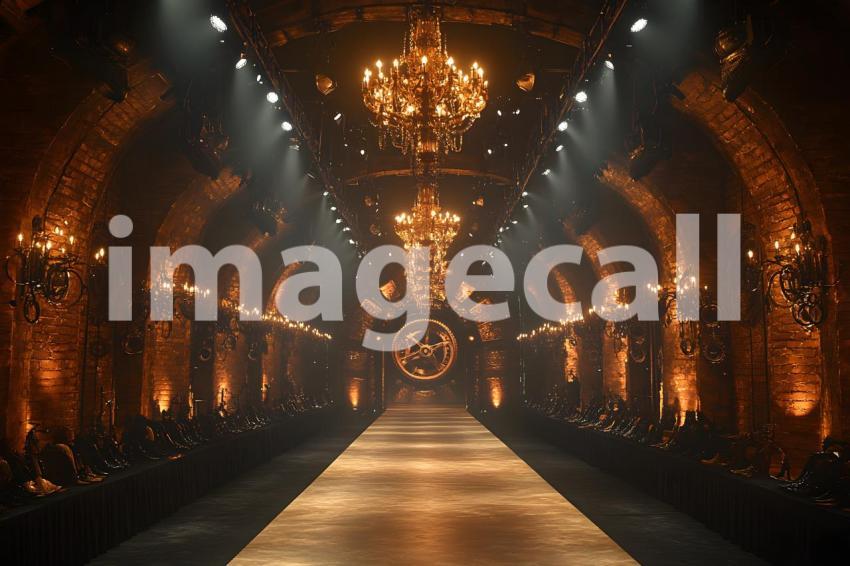 066 steampunk fashion runway 65 backdrops b25048