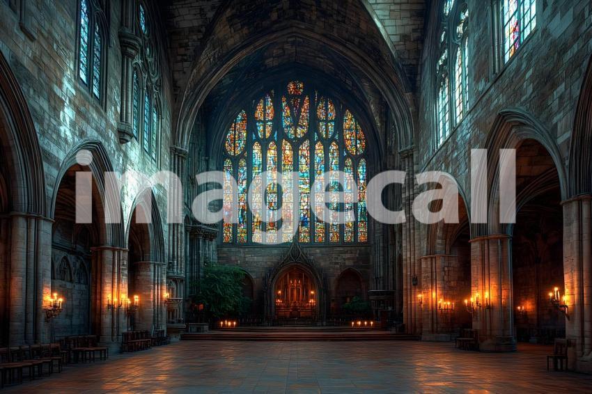 022 dark cathedral interior 40 backdrops b25005