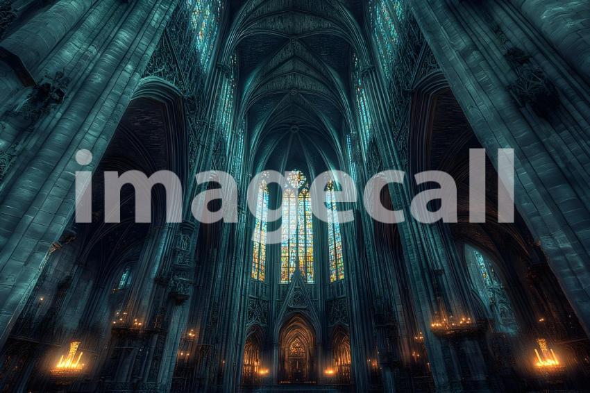 019 dark cathedral interior 40 backdrops b25005