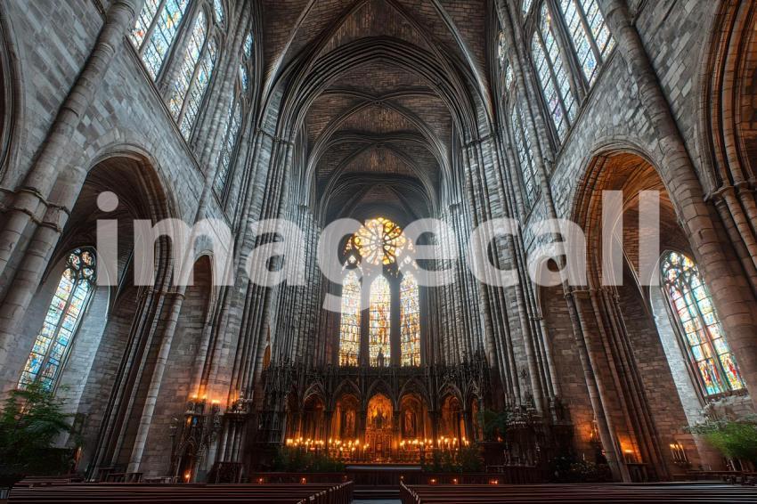 010 dark cathedral interior 40 backdrops b25005