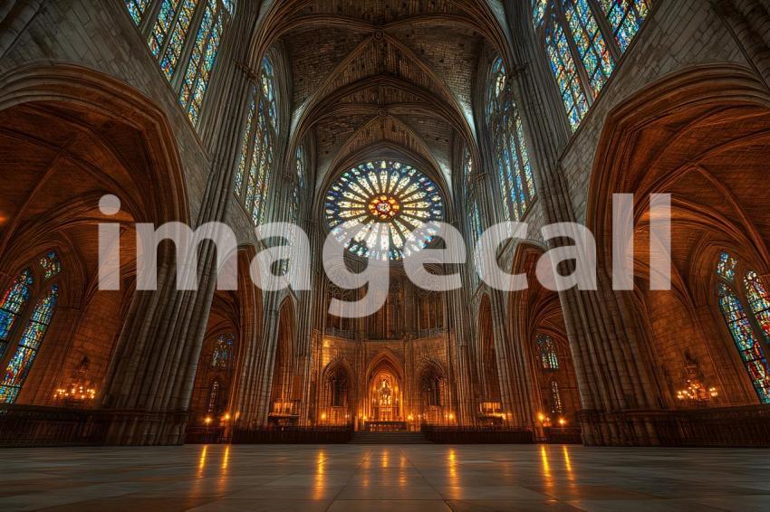006 dark cathedral interior 40 backdrops b25005