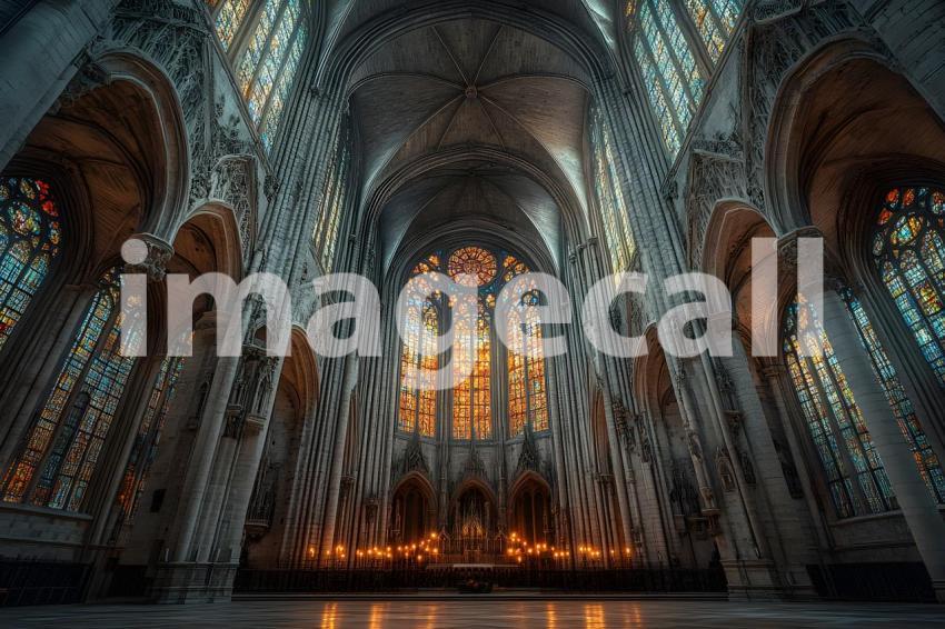 025 dark cathedral interior 40 backdrops b25005