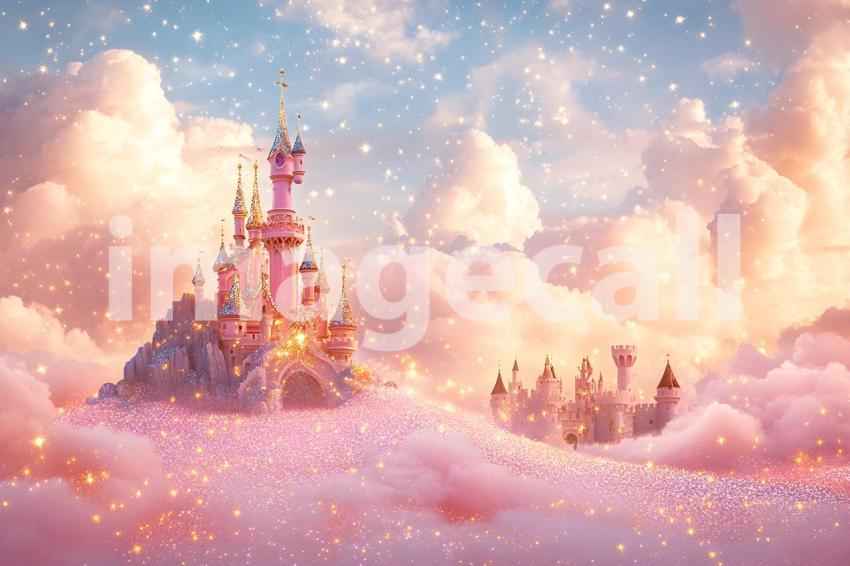 007 glittery princess backdrop 25 backdrops b25126