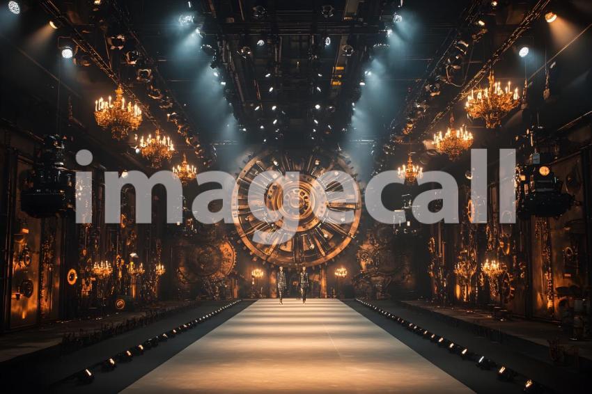 027 steampunk fashion runway 65 backdrops b25048