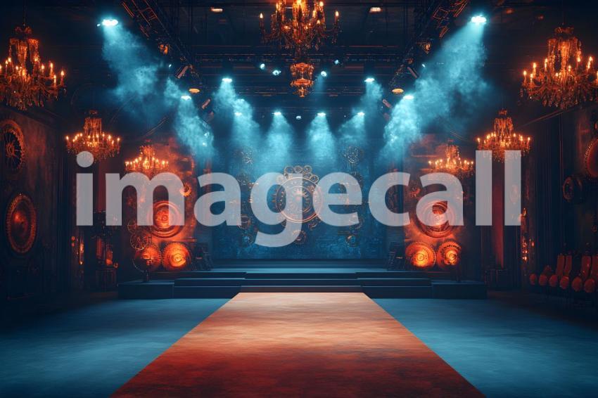 035 steampunk fashion runway 65 backdrops b25048