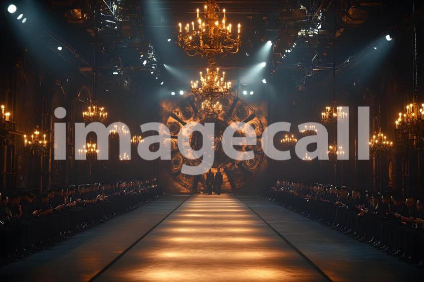 046 steampunk fashion runway 65 backdrops b25048