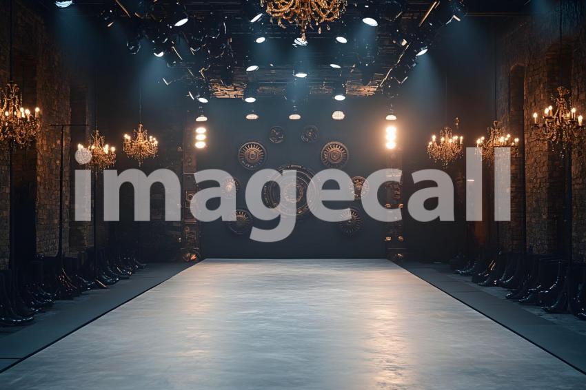 052 steampunk fashion runway 65 backdrops b25048