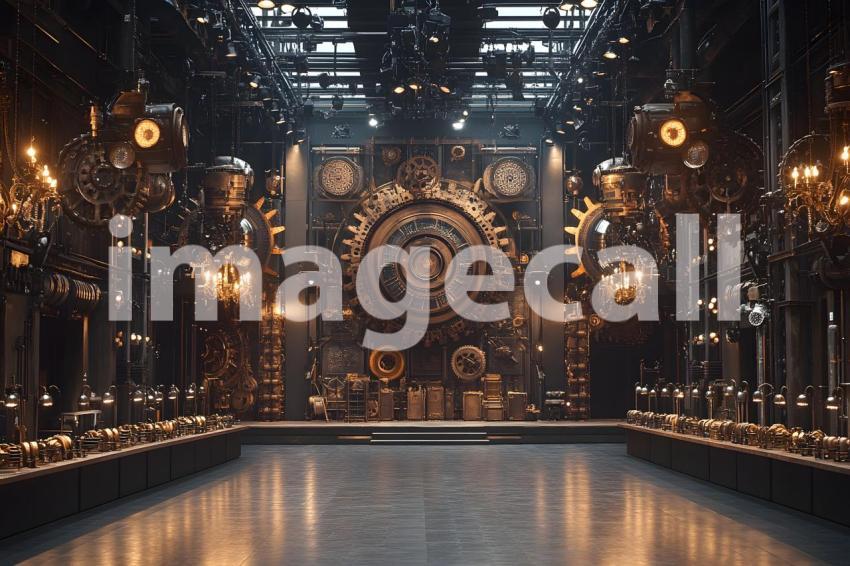 060 steampunk fashion runway 65 backdrops b25048