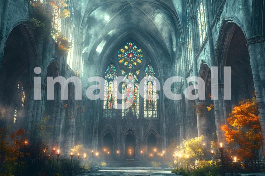 018 dark cathedral interior 40 backdrops b25005