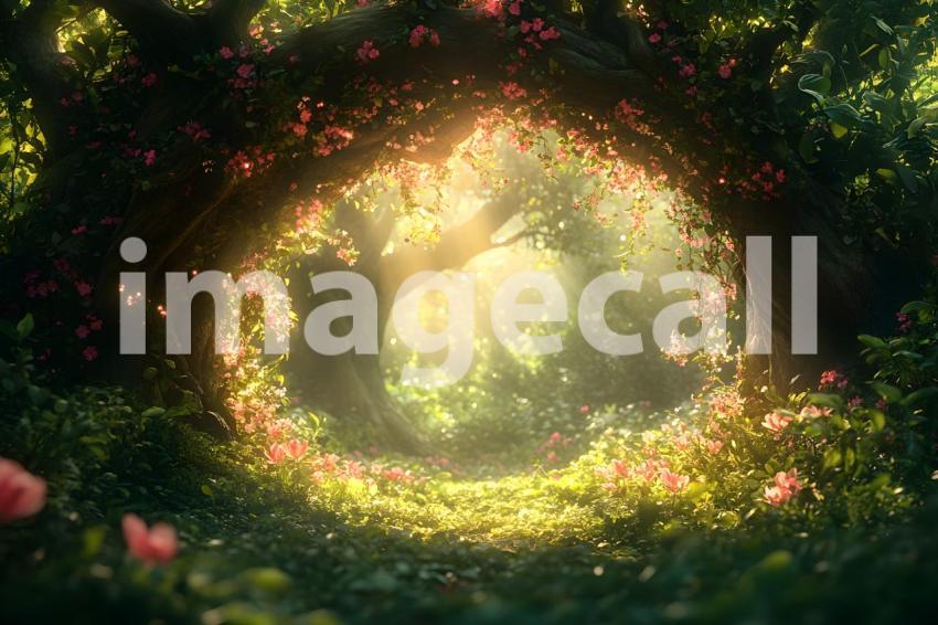 010 magical woodland 10 backdrops b25039