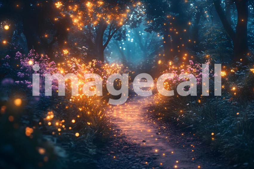 011 magical woodland 10 backdrops b25039